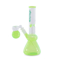 Amsterdam Green Glass Bong 30cm